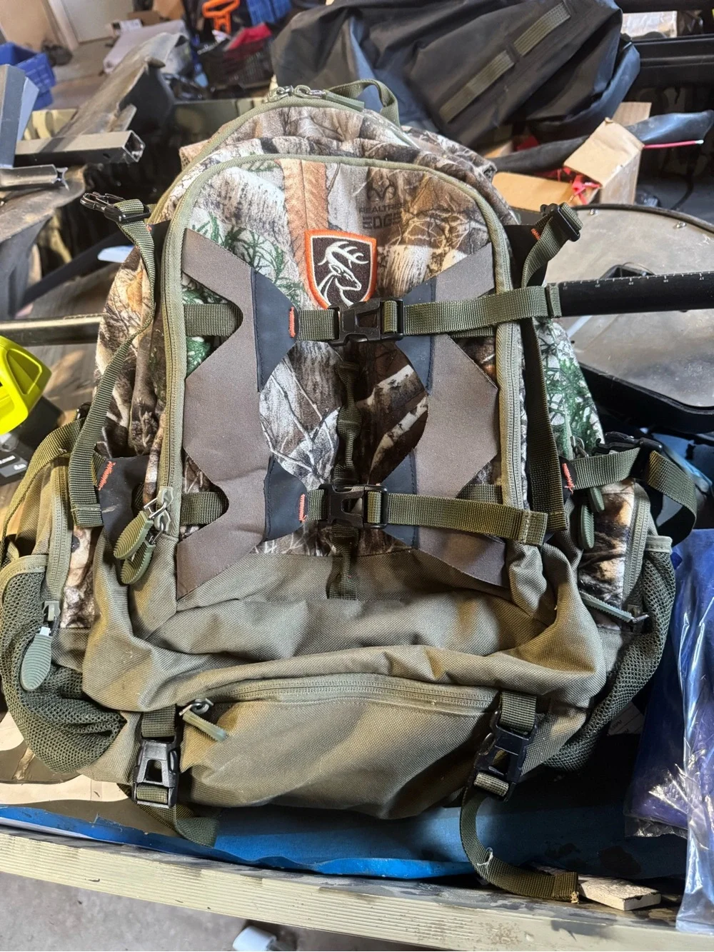 Nontypical by Drake Realtree Camo Olive/Tan Hunting Backpack with Straps